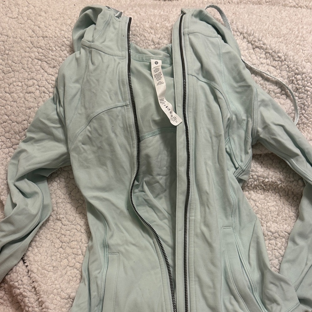 Lululemon Mint green Blue BBL Zip-Up